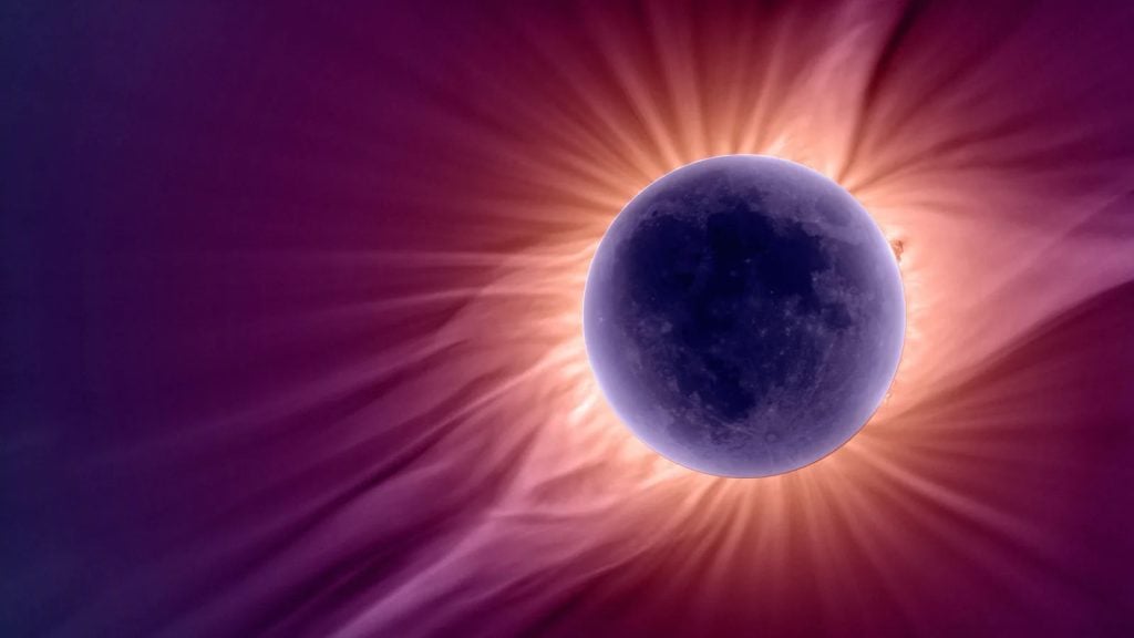 NASA Wikimedia Commons of the Solar Eclipse with vibrant corona
